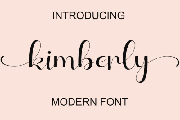 Kimberly Font Poster 1