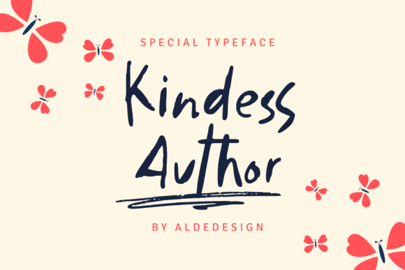 Kindess Author Font Poster 1