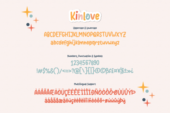Kinlove Font Poster 2