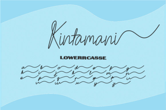 Kintamani Font Poster 6