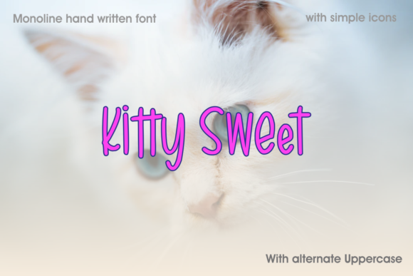 Kitty Sweet Font Poster 1
