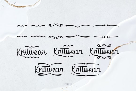 Knitwear Font Poster 8