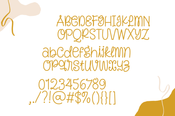 Knotty Pine Font Poster 8