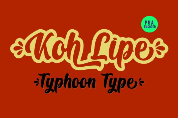 Koh Lipe Font Poster 2