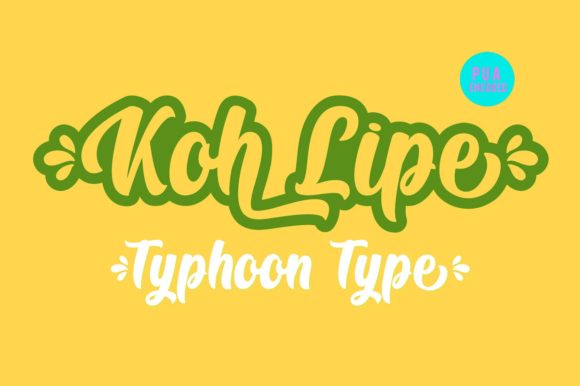 Koh Lipe Font Poster 3