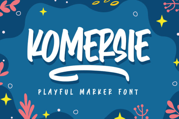 Komersie Font Poster 1