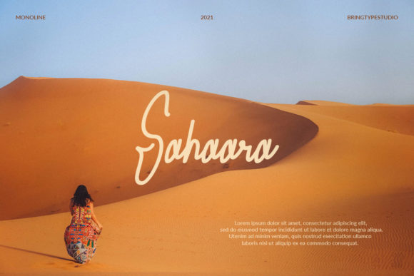 Komonesia Signature Font Poster 8