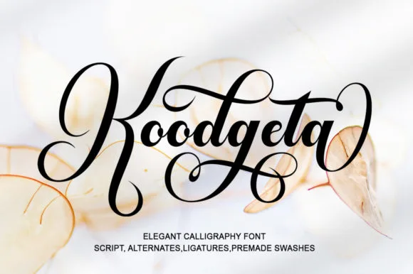 Koodgeta Font Koodgeta Font Poster 1