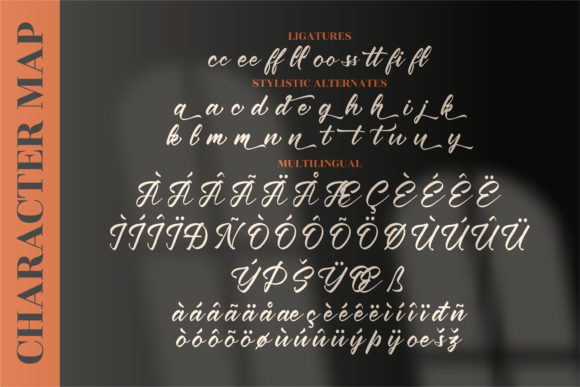 Krakatau Mountain Font Poster 13