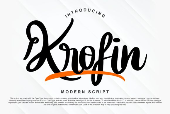 Krofin Font Poster 1