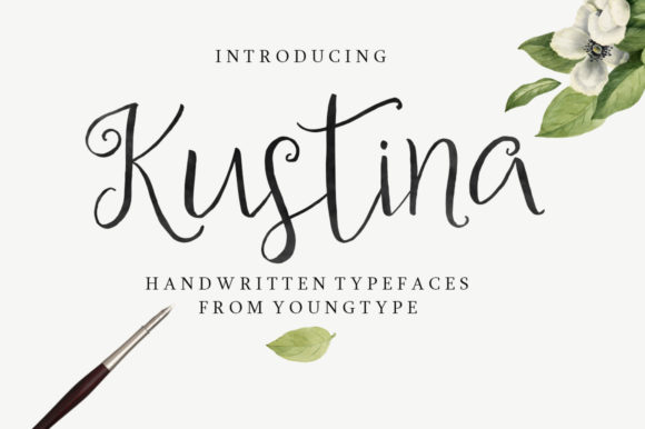 Kustina Script Font