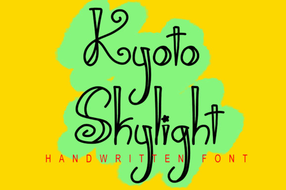 Kyoto Skylight Font Poster 1