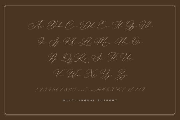 La Belle Signature Font Poster 8