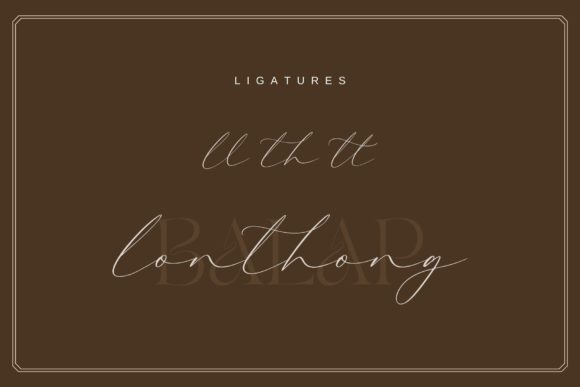 La Belle Signature Font Poster 9