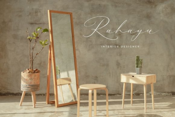 La Belle Signature Font Poster 10