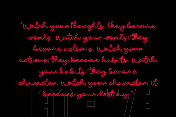 La Roux Font Poster 2