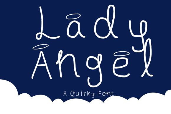 Lady Angel Font Poster 1