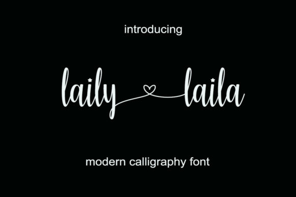 Laily Laila Font Poster 1