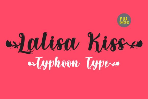 Lalisa Kiss Font Poster 1