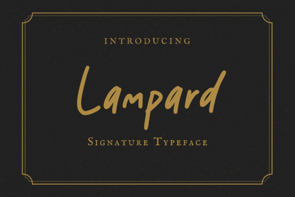 Lampard Font Poster 1