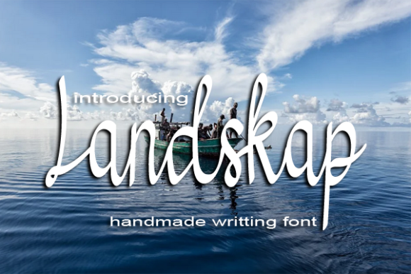 Landskap Font Poster 1