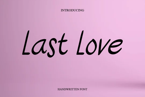 Last Love Font Poster 1