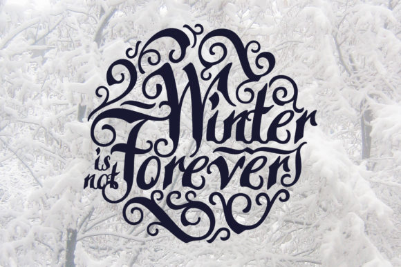 Late Frost Font Poster 2