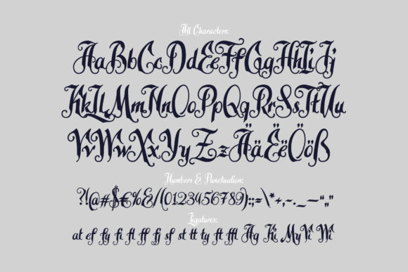 Late Frost Font Poster 4