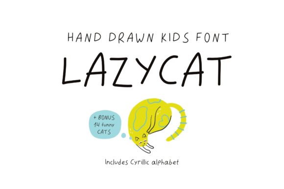 Lazycat Font Poster 1