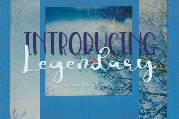 Legendary Font Legendary Font Poster 1