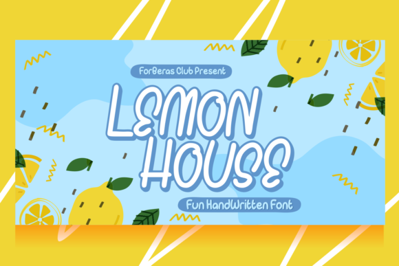 Lemon House Font Poster 1