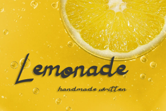 Lemonade Font Poster 1