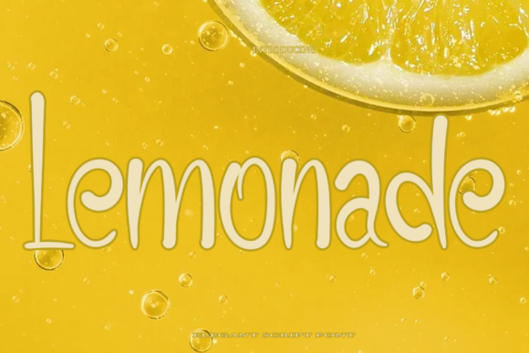 Lemonade Font