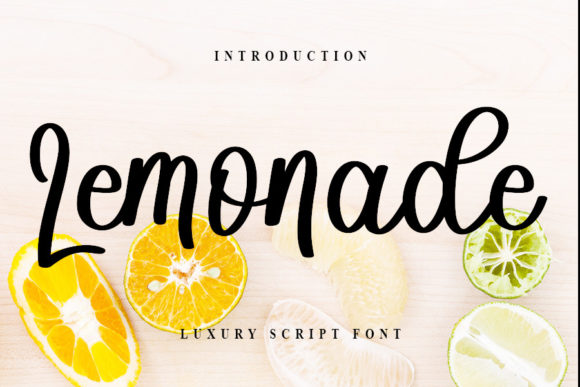 Lemonade Font Poster 1