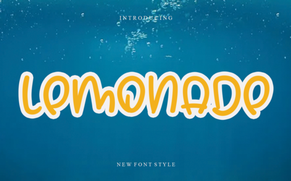 Lemonade Font Poster 1