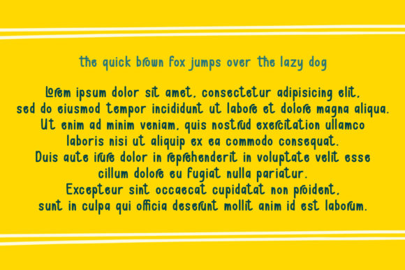 Lemonade & Toon Font Poster 6