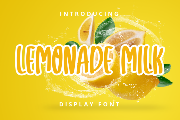 Lemonade Milk Font Lemonade Milk Font Poster 1