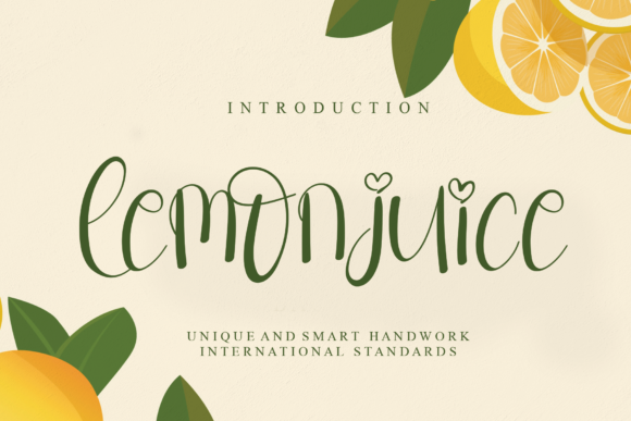 Lemonjuice Font Poster 1