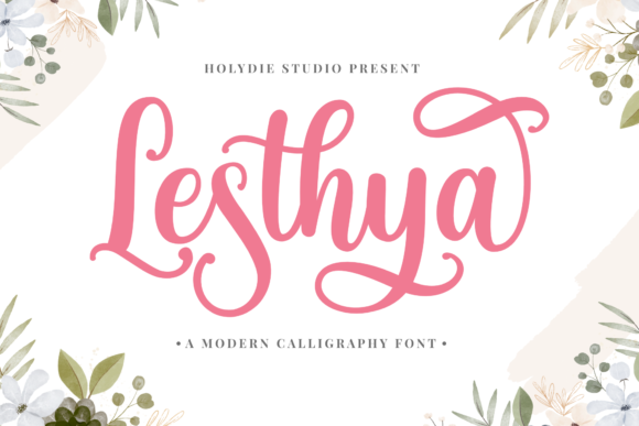 Lesthya Font Poster 1