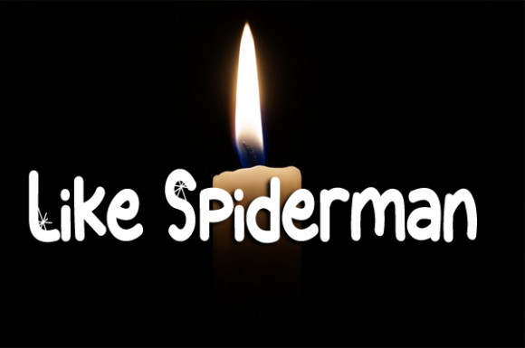 Like Spiderman Font