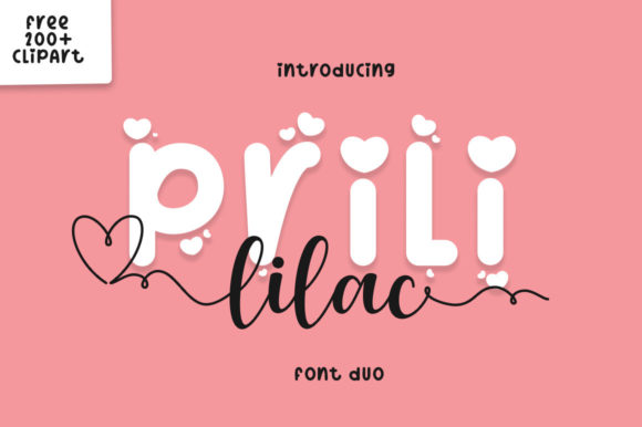 Lilac Prili Font Poster 1
