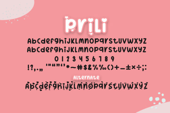 Lilac Prili Font Poster 10