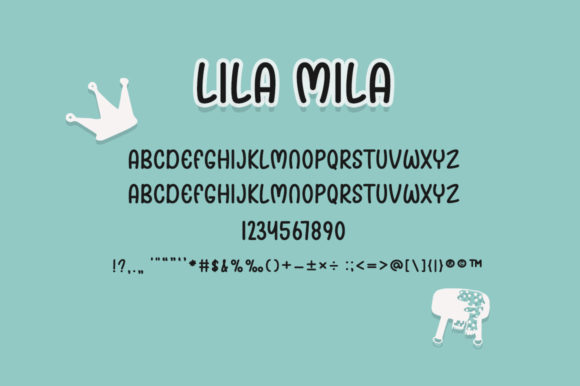 Lilamila Font Poster 9