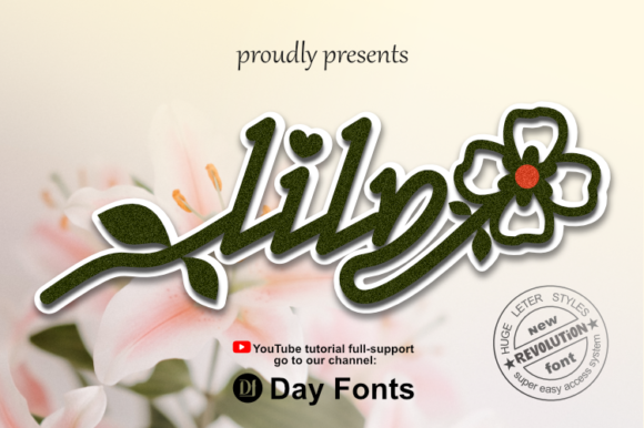 Lily Font Poster 1