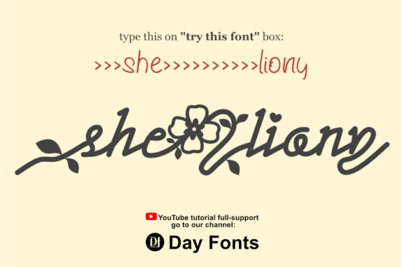 Lily Font Poster 3