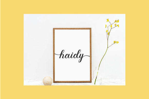 Lina Aliy Font Poster 4