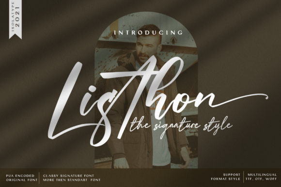 Listhon Font Poster 1