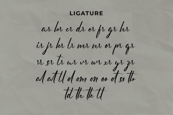 Lithonia Calligraphy Font Poster 5