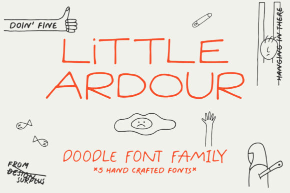 Little Ardour Font Poster 1
