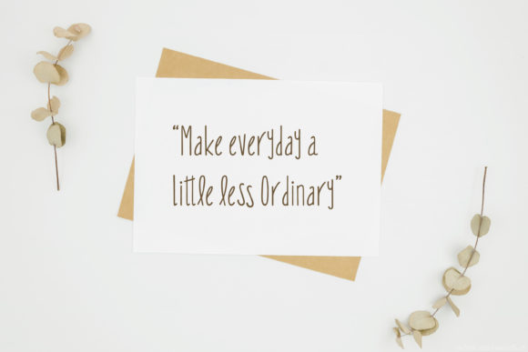 Little Fling Font Poster 4